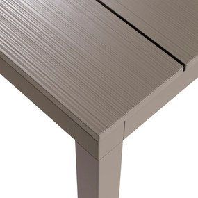 RIO ALU 210 FIX záhradný stôl tortora