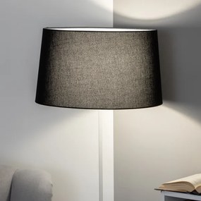 Brilagi - LED stojacia lampa CERIA 1xE27/40W/230V pr. 45 cm čierna/biela