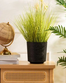 PLASTOVÝ KVETINÁČ ALOE TX 19,5X20 CM ČIERNA