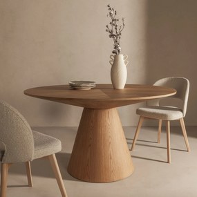 Jedálenský stôl KIRUNA 137 cm dub prírodný