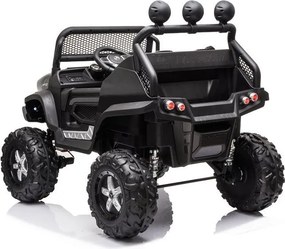 LEAN CARS Vozidlo na akumulátor Mercedes Unimog S, čierne