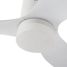 ZEVENTI - LED stropný ventilátor PADUA LED/18W/230V Wi-Fi Tuya biely + diaľkové ovládanie