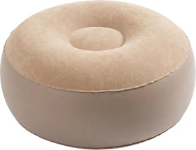 Nafukovacie kreslo s taburetom RESTIO 86x88 cm, béžové