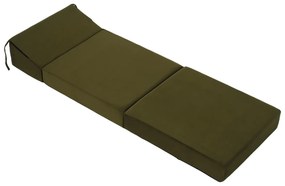 Skladacie kreslo/matrac PELOS, zelená