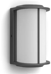 Philips Reese UltraEfficient vonkajšie nástennésvietidlo LED antracitová, 4,3 W, 800 lm, 2700 K