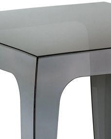 Stôl Queen - v43 x 50 x 50 cm - Čierna