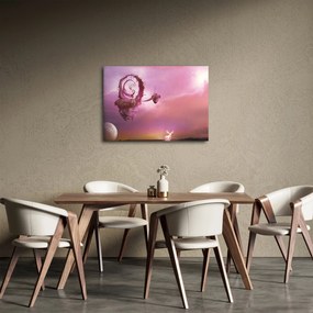 Obraz - Víla na plávajúcom ostrove (70x50 cm)