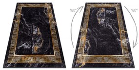 Kusový koberec Adoni čiernozlatý 140x190cm