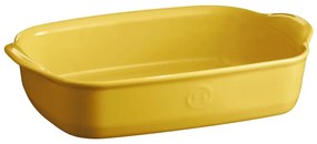 Žltá keramická obdĺžniková zapekacia misa Emile Henry Ultime, 29 × 19 cm
