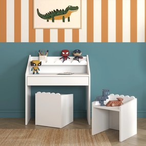 Bellamy Detský písací stolík Nook - biela