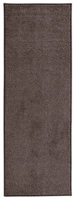 Antracitovosivý behúň Hanse Home Pure, 80 x 400 cm
