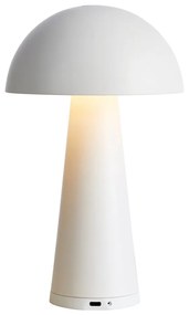 Biela LED stolová lampa (výška 26,5 cm) Fungi – Markslöjd