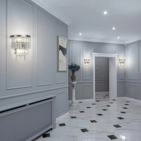 Toolight Toolight, nástenné svietidlo 1xE14, APP1536-1W, chrómová, OSW-06162