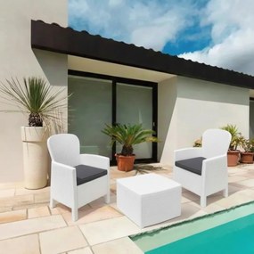 I.P.A.E-Progarden Záhradný set TREE, 3-dielny, biela