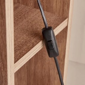 Stojacia lampa AYD 1xE27/40W/230V hnedá/biela+