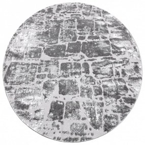 Kusový koberec Apos šedý kruh 100cm