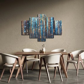 Obraz - Zimný les (150x105 cm)