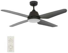 Lucci air 212998 - LED Stropný ventilátor ARIA LED/18W/230V čierna + DO FAN00046