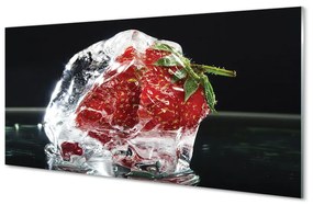 Obraz plexi Jahody v ľade kocka 100x50 cm