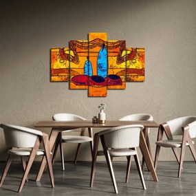 Obraz - Staroveká maľba (150x105 cm)