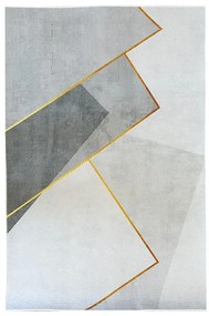 Tlačený koberec Loren 1,4/1,9 LBL 06 sivá