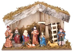 Solight 1V276 - LED Vianočná dekorácia LED/2xAA/teplá biela betlehém