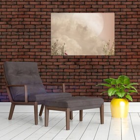 Obraz - Ružový spln (90x60 cm)