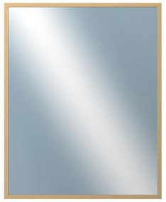 DANTIK - Zrkadlo v rámu, rozmer s rámom 80x100 cm z lišty KASSETTE jaseň (2860)