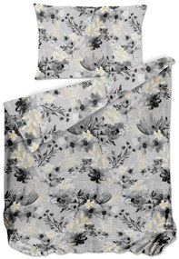 Bierbaum obliečka bavlnený satén 6475 Yellow Garden 140x200/70x90 cm