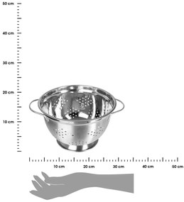 Kovové cedidlo Steel, (fi) 30 cm
