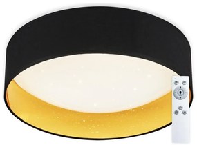 Top Light - LED Stmievateľné stropné svietidlo LED/24W/230V+ diaľkové ovládanie čierna