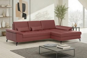 XXXLutz ROHOVÁ SEDAČKA, koža, červenohnedá Sit & More - Sedačky - 000144039708
