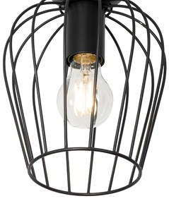 Moderné stropné svietidlo čierne drôtené - Palica