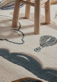 Hanse Home, Detský koberček Adventures 106209 Cream Multicolor, 120x170, viacfarebná, detská izba