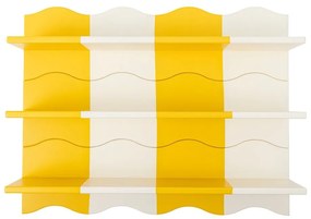 Žltá/biela detská polica 80 cm Bubbi – Bloomingville Mini