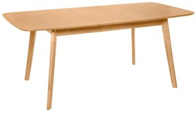 Rozkladací stôl kennan 120 (150) x 80 cm prírodný MUZZA