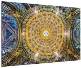 Obraz stropu Sienského kostola (90x60 cm)