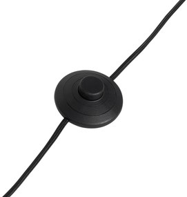 Dizajnová stojaca lampa čierna - Triangolo