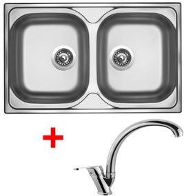 Set Sinks CLASSIC 800 DUO V matný + EVERA