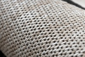 Koberec SIZAL FLOORLUX 20608 strieborný / čierny