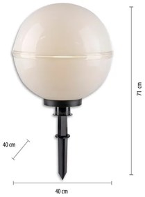 Leuchten Direkt 19324-16-2-SADA 2x Vonkajšia lampa 1xE27/40W/230V pr. 40 cm IP44