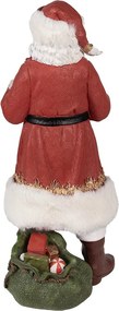 Dekorácia Santa s LED svetielkom v lucerne - 21*18*45 cm / AG13