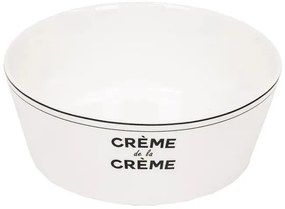 Krémová porcelánová šalátová miska Crème de la Crème - Ø 17,5*6,5 cm