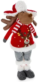 VIANOČNÁ FIGÚRKA REINDEER 52CM VIACFAREBNÁ