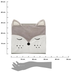 Úložný box Wolf, 29x29x29 cm, sivá