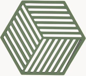 Silikónové podložky pod poháre Hexagon, 6 ks