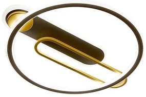 LED Stmievateľné stropné svietidlo LED/60W/230V 3000-6500K čierna + diaľkové ovládanie