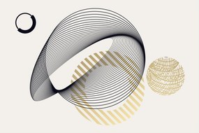 Obraz - Geometrické tvary N⁰3 (90x60 cm)