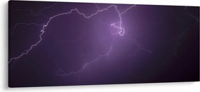 Obraz blesku na oblohe (120x50 cm)