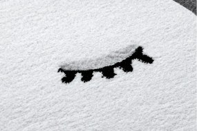 Dywany Łuszczów, Detský kusový koberec Petit Cloud stars grey, 140x190, šedá, detská izba